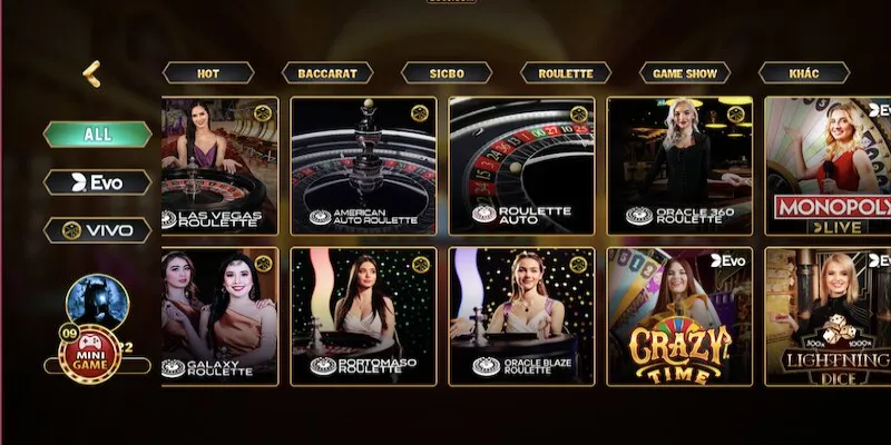 Kinh nghiệm khi tham gia live casino toàn thắng