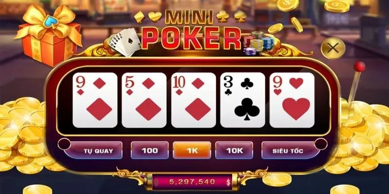 Tham gia và dừng lại đúng lúc trong Mini Poker