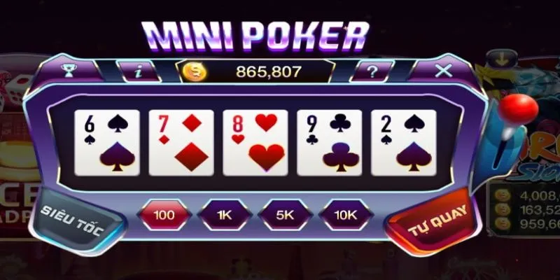 Thuật ngữ Mini Poker quan trọng cần nắm