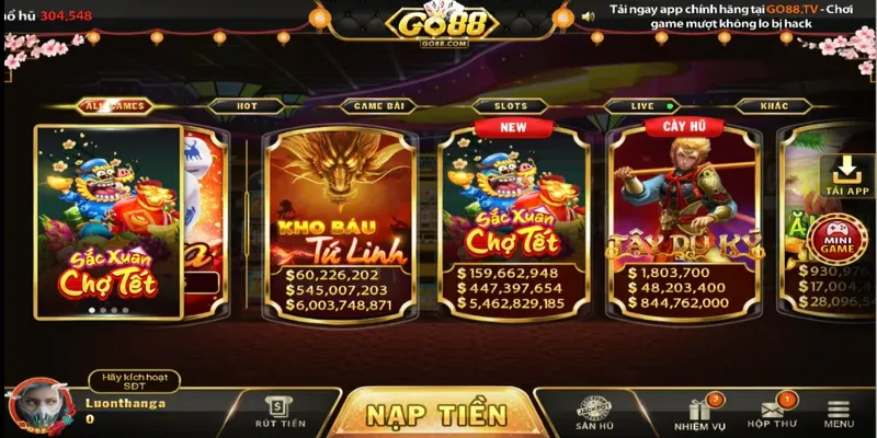 game nổ hũ Go88 Sắc Xuân Chợ Tết