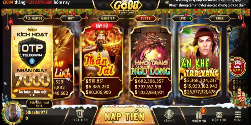 game nổ hũ Go88 Kho Tàng Ngũ Long