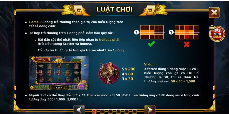 Luật chơi game đơn giản