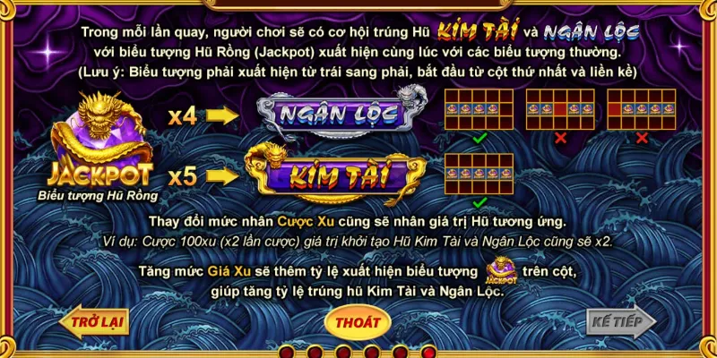 Luật chơi Kho Tàng Ngũ Long được đánh giá là khá đơn giản