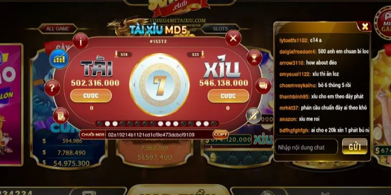 Tài Xỉu MD5